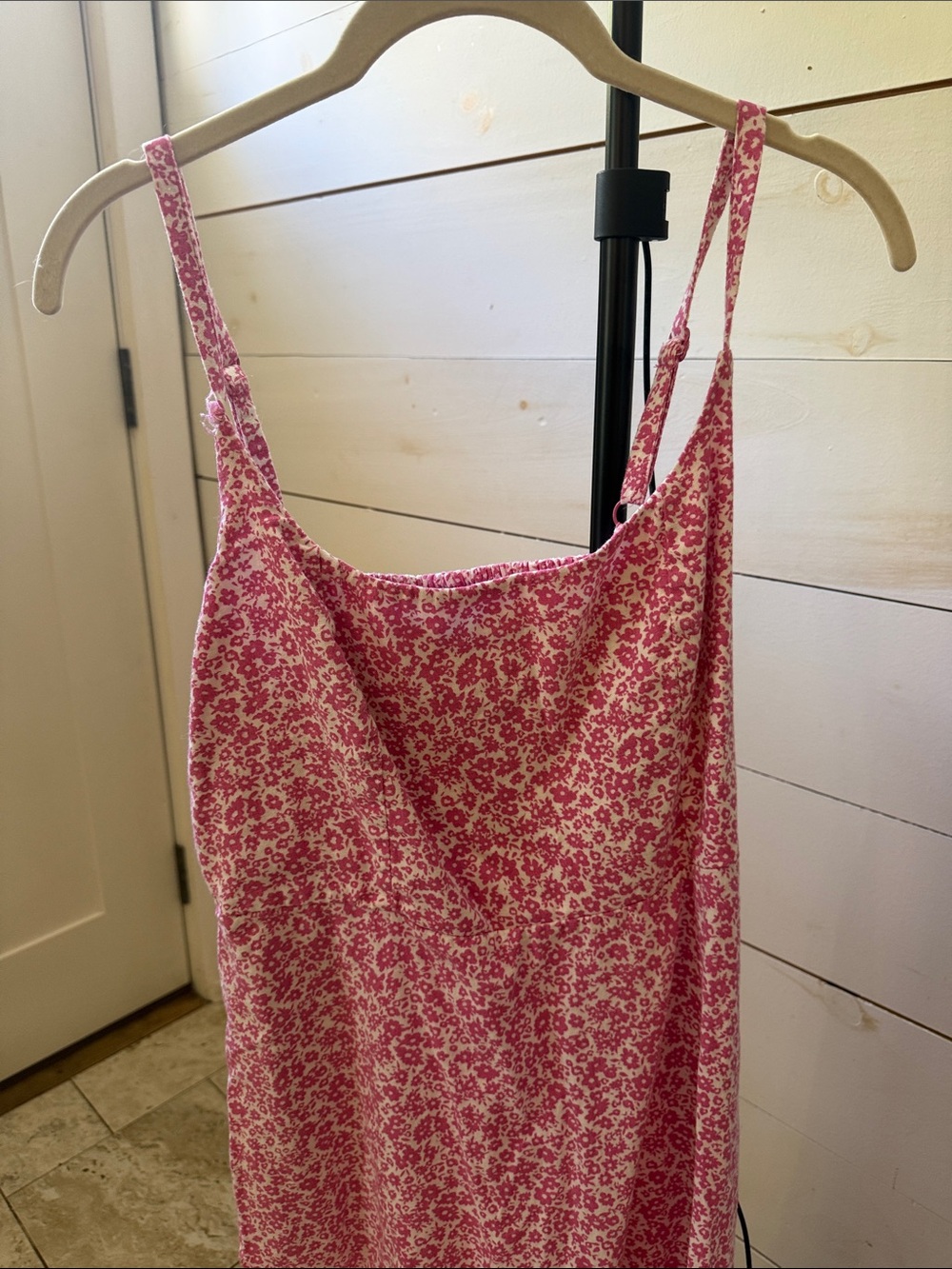 Old Navy Pink Floral Slip Dress - Picture 3 of 5